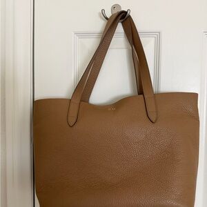 Cuyana leather tote bag